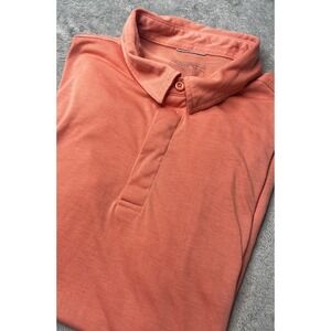 Patagonia Polo Shirt Soft Everyday Casual Top Salmon Orange Mens Size